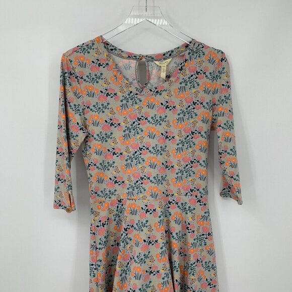Matilda Jane Joanna Gaines Down on Farm fit flare layered dress floral new Small - Picture 3 of 4